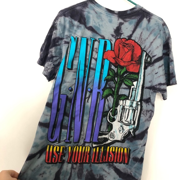 tie dye band sweatshirt